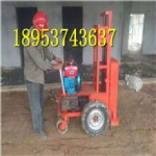 不開玩笑！自走式四輪鏈條打夯機(jī) 柴油夯錘機(jī)